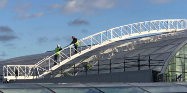 Barrel Vault Gantry at Barton Square - Manchester